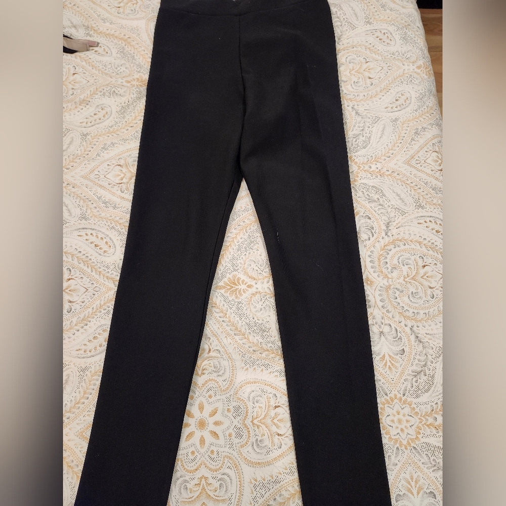 Black Ribbed H&M Medium Leggings